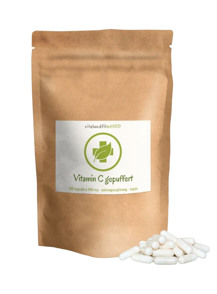 Vitamin C hochdosiert - 600mg je Kapsel - 150 Kapseln
