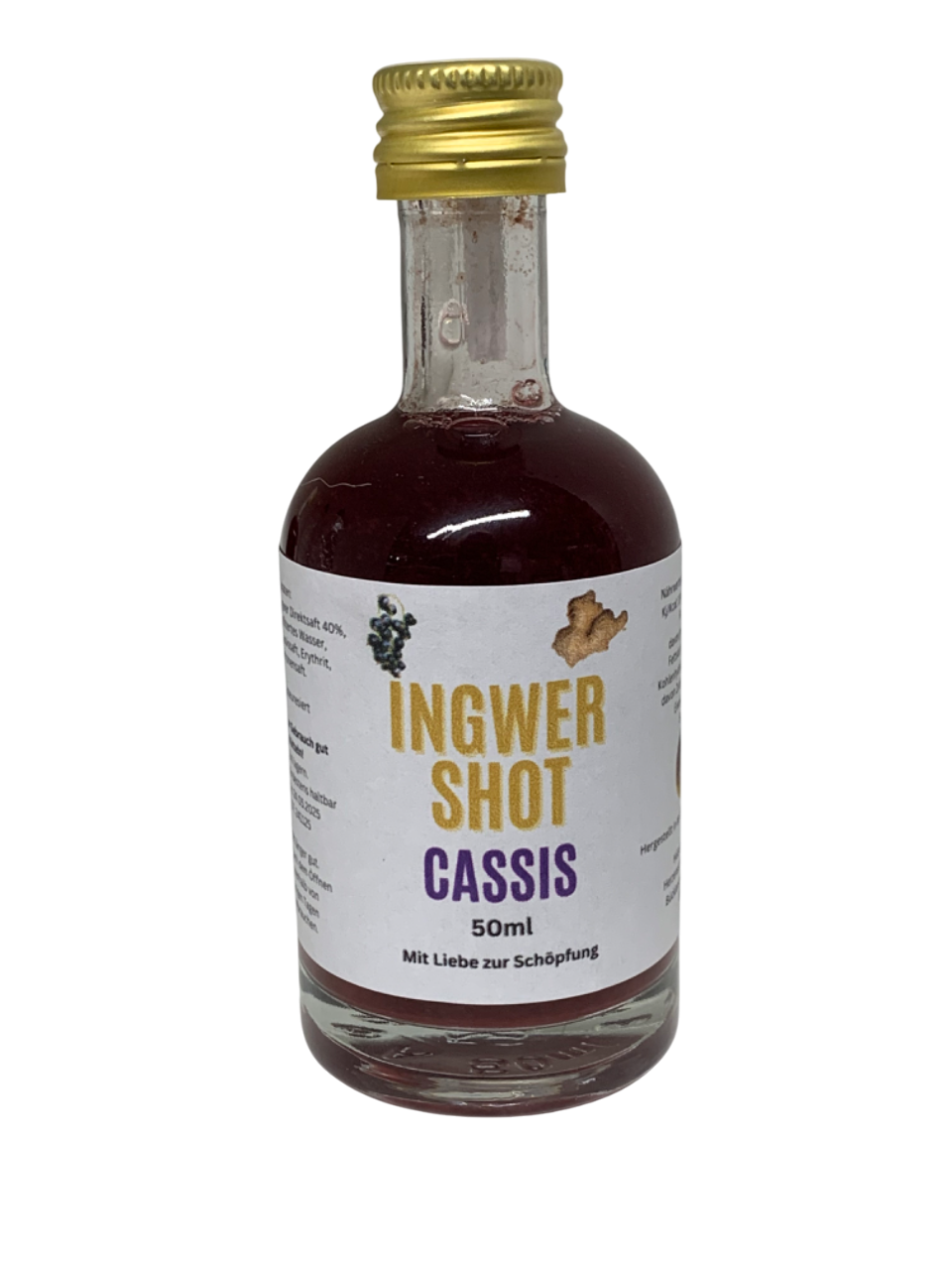 Ingwer Shot - Cassis
