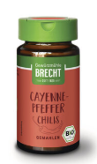 Bio Cayenne-Pfeffer gemahlen im Glas