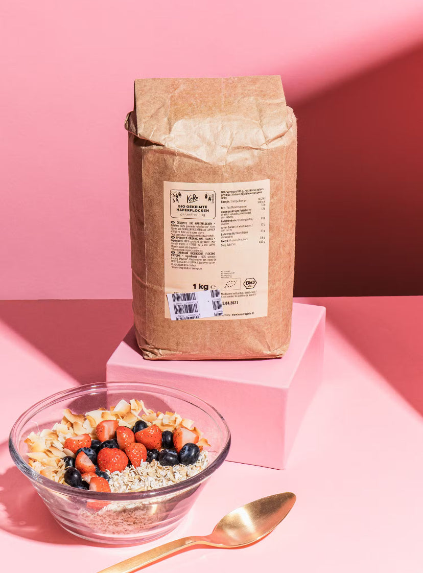 Gekeimte Bio Feinblatt Haferflocken 1 kg