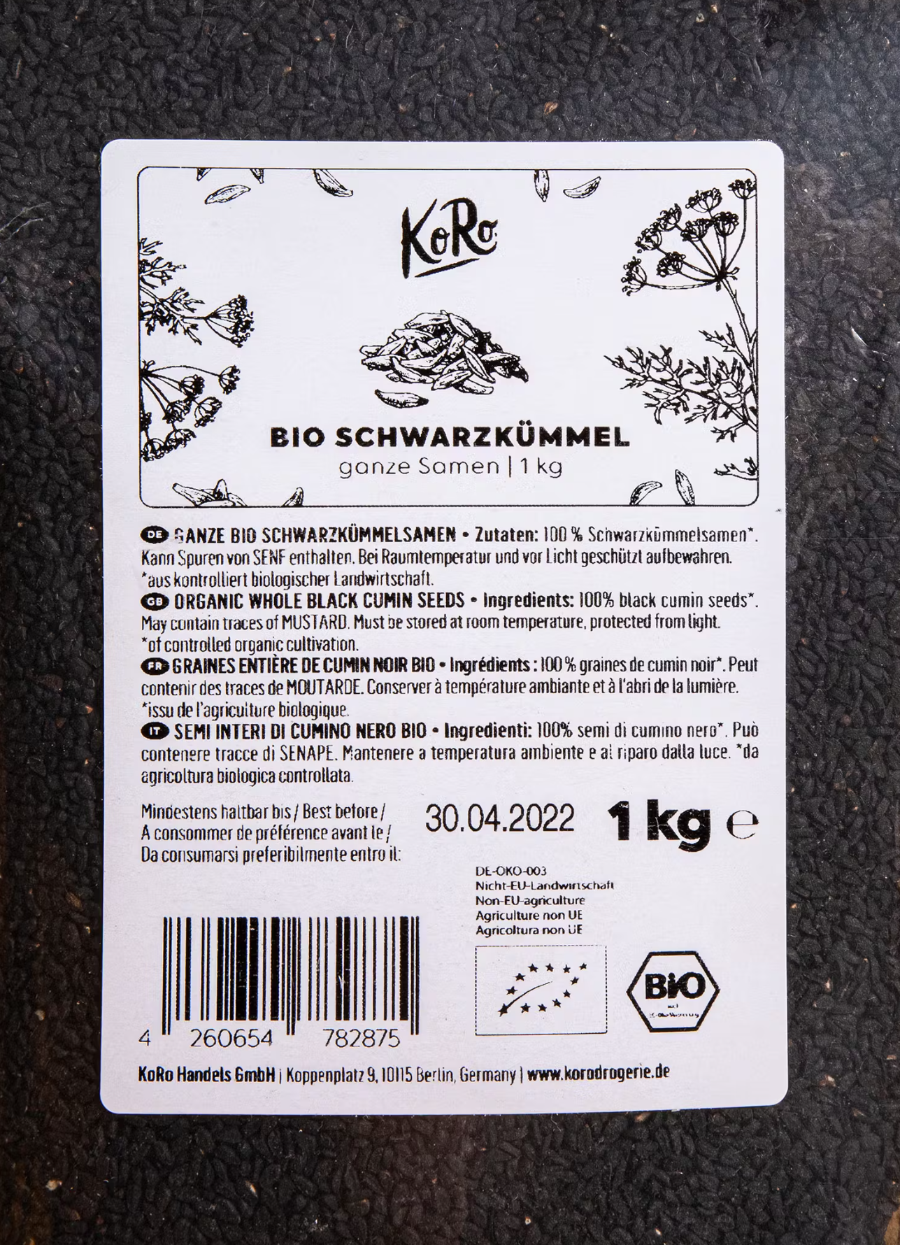 Bio Schwarzkümmel