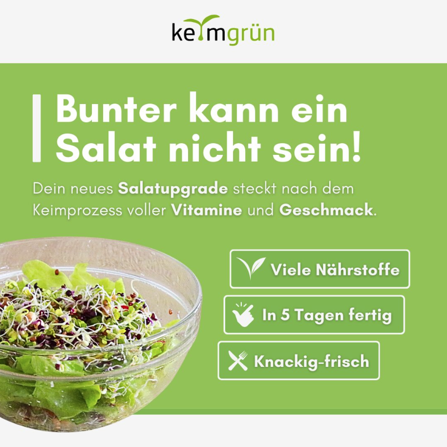 Keimgrün Salat  - Sprossenmix