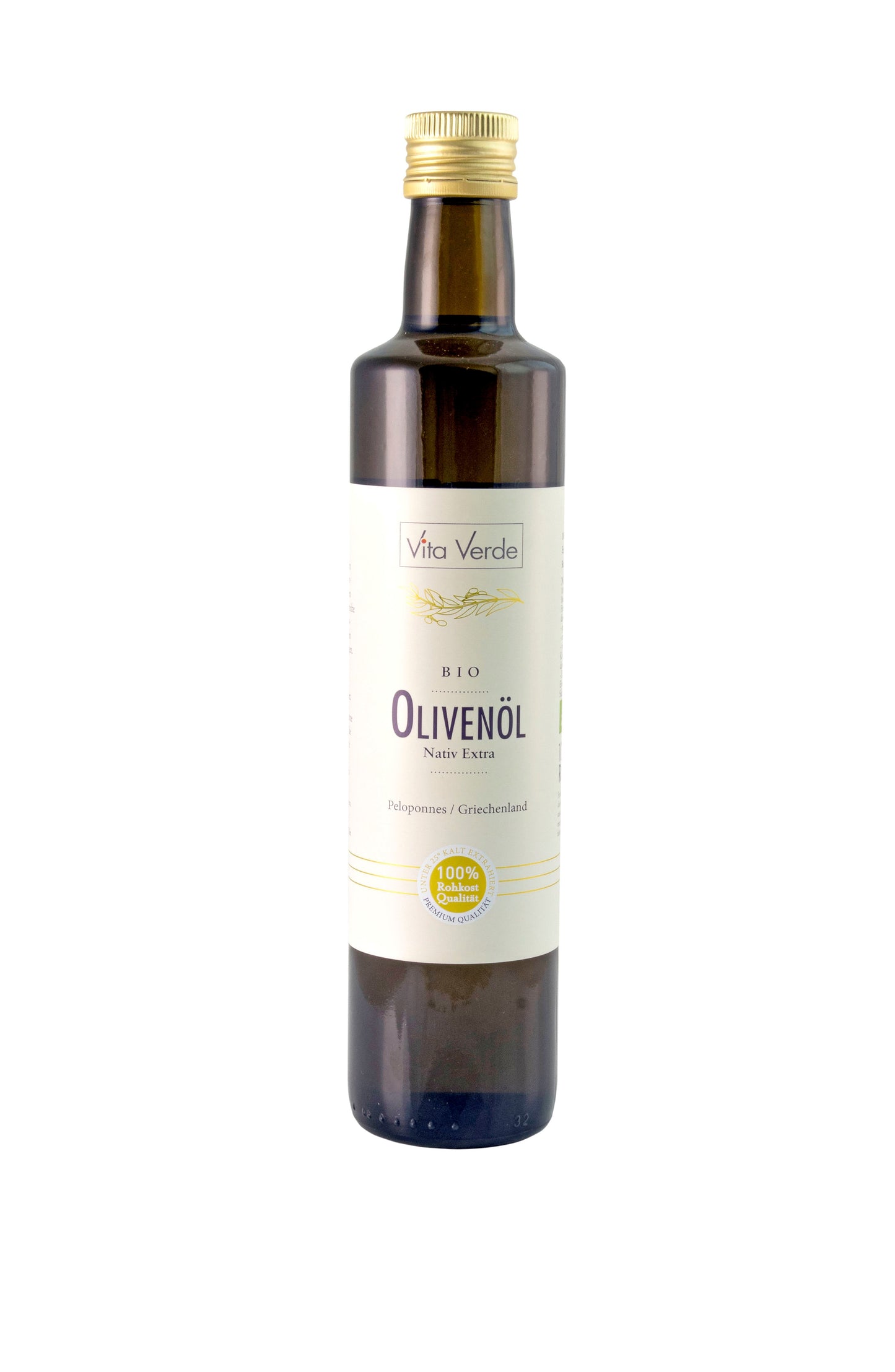 Vita Verde Bio Olivenöl nativ extra Peloponnes, 500 ml